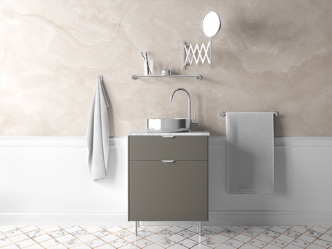 3M™ 1080 Gloss Charcoal Metallic Bathroom Cabinet Wraps