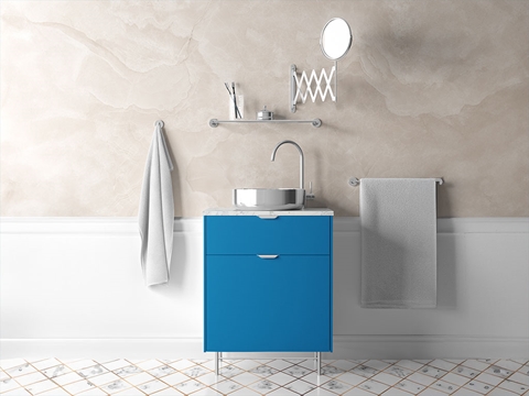 3M™ 1080 Gloss Blue Fire Bathroom Cabinet Wraps