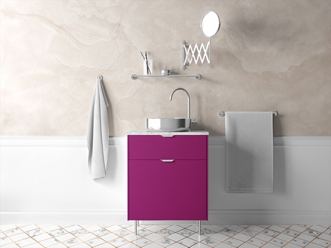 3M™ 1080 Gloss Fierce Fuchsia Bathroom Cabinet Wraps