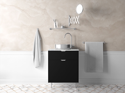 3M™ 2080 Gloss Black Bathroom Cabinet Wraps