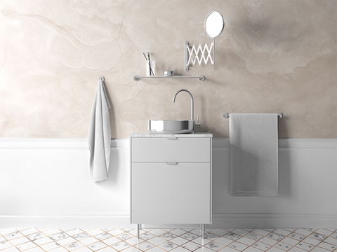 3M™ 2080 Gloss White Aluminum Bathroom Cabinet Wraps