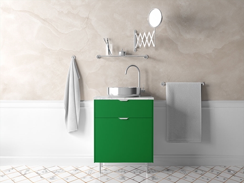 3M™ 1080 Gloss Green Envy Bathroom Cabinet Wraps