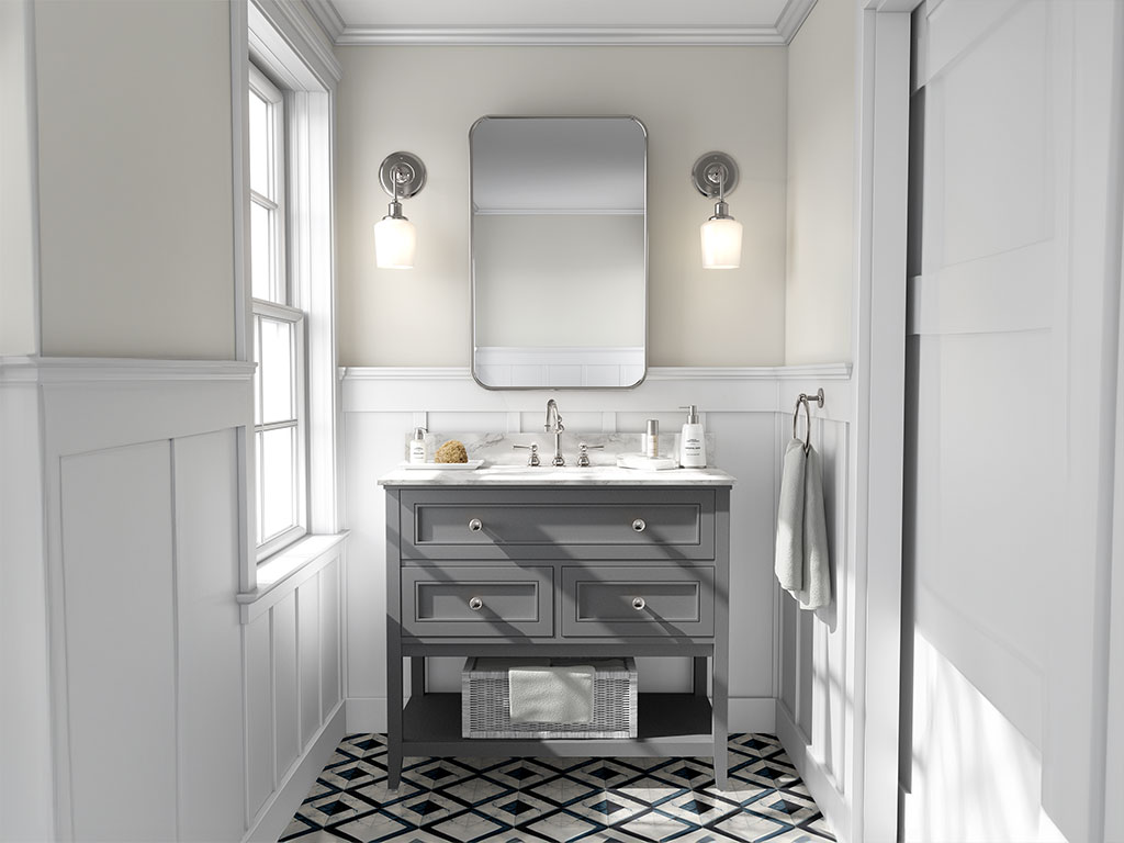 3M 2080 Matte Dark Gray DIY Bathroom Cabinet Wraps