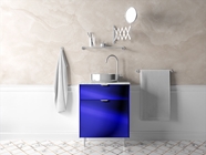 Avery Dennison SF 100 Blue Chrome Bathroom Cabinetry Wraps