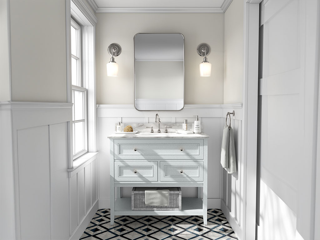 Avery Dennison SW900 Diamond White DIY Bathroom Cabinet Wraps