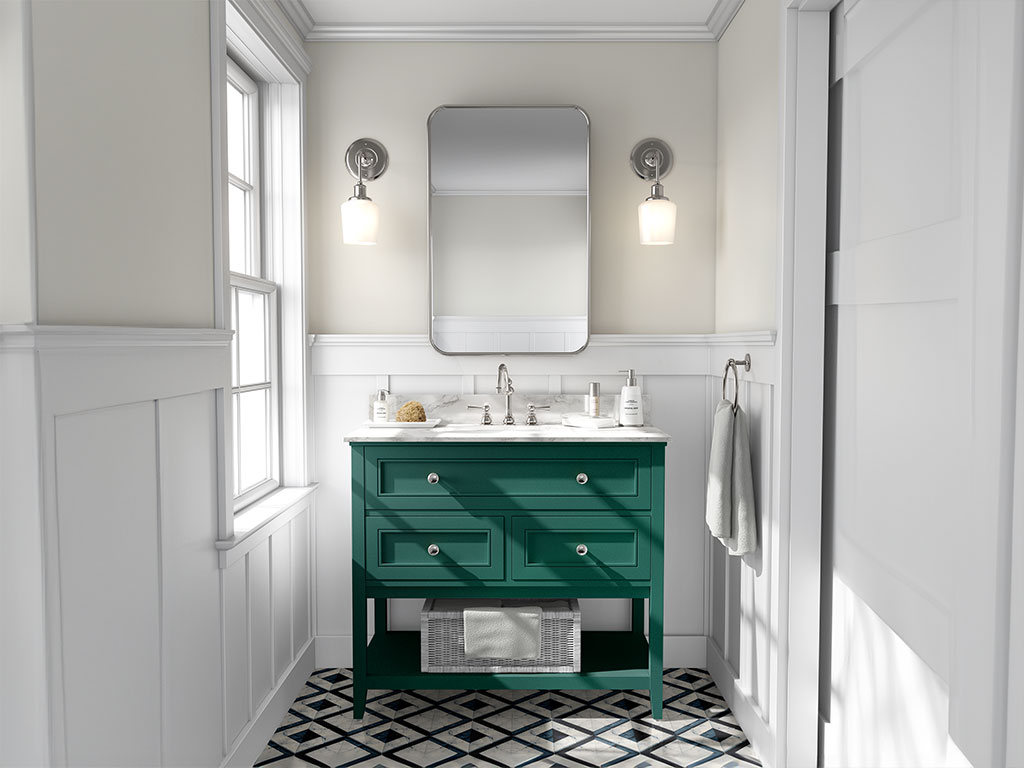 Avery Dennison SW900 Gloss Dark Green Pearl DIY Bathroom Cabinet Wraps
