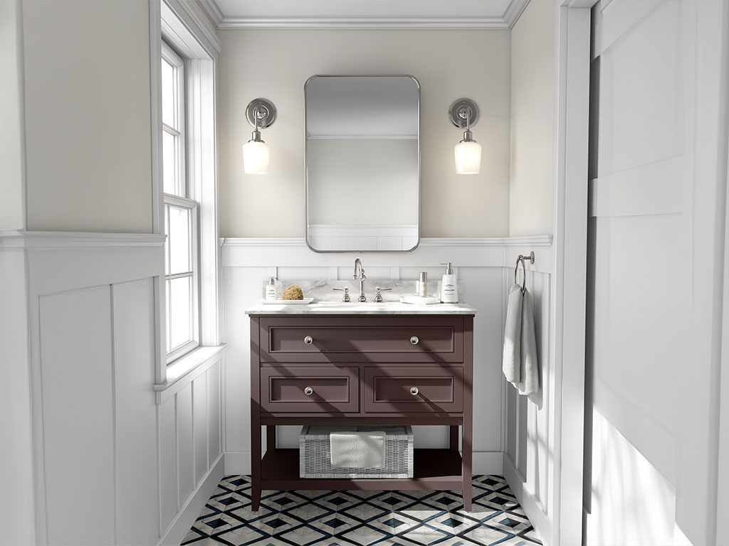 ORACAL 975 Carbon Fiber Brown DIY Bathroom Cabinet Wraps