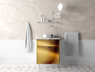 Rwraps Chrome Gold Bathroom Cabinetry Wraps