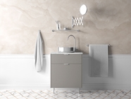 Rwraps Gloss Metallic Gray Bathroom Cabinetry Wraps