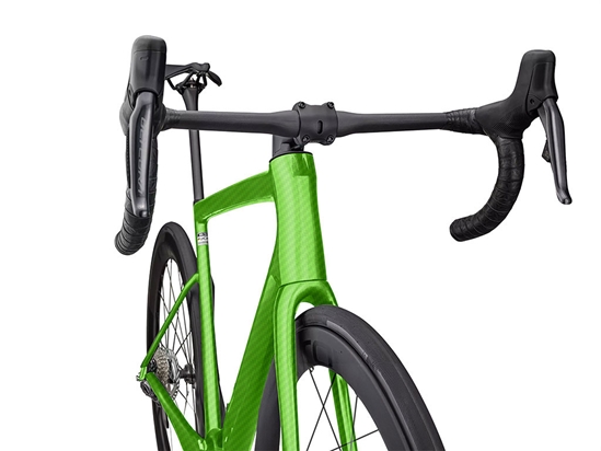 Rwraps 3D Carbon Fiber Green DIY Bicycle Wraps