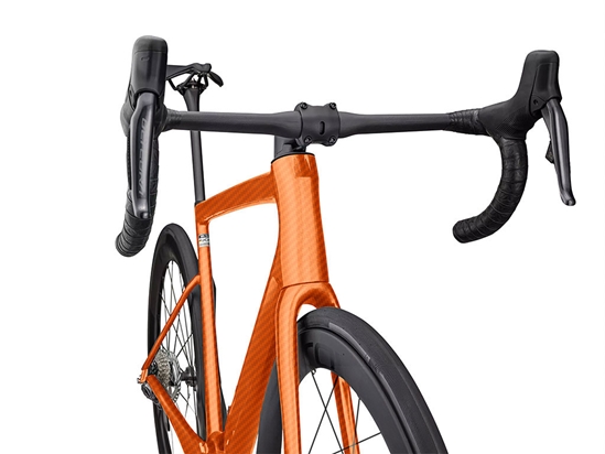 Rwraps 3D Carbon Fiber Orange DIY Bicycle Wraps