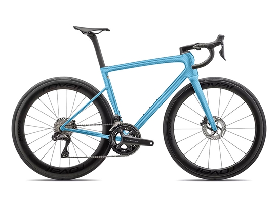 Rwraps 3D Carbon Fiber Blue (Sky) Do-It-Yourself Bicycle Wraps
