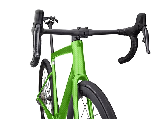 Rwraps 4D Carbon Fiber Green DIY Bicycle Wraps