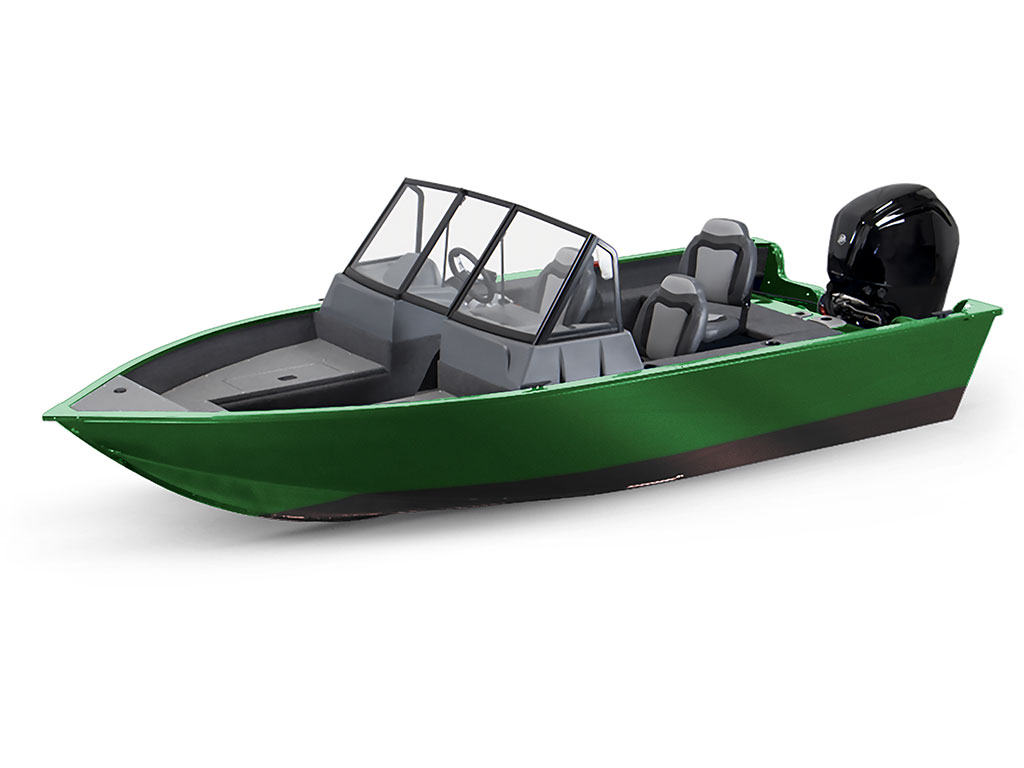 3M 2080 Gloss Green Envy Modified-V Hull DIY Fishing Boat Wrap