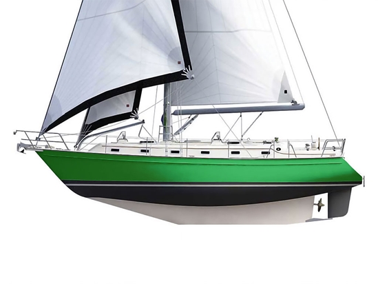3M 2080 Gloss Green Envy Customized Cruiser Boat Wraps