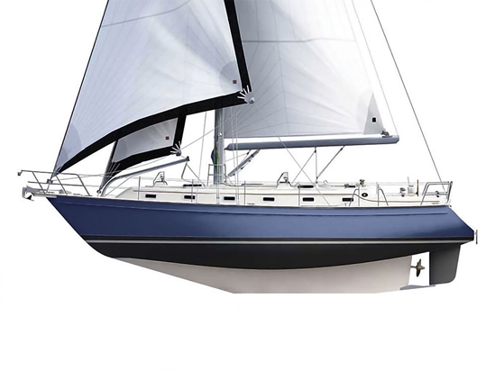 Avery Dennison SW900 Matte Metallic Night Blue Customized Cruiser Boat Wraps