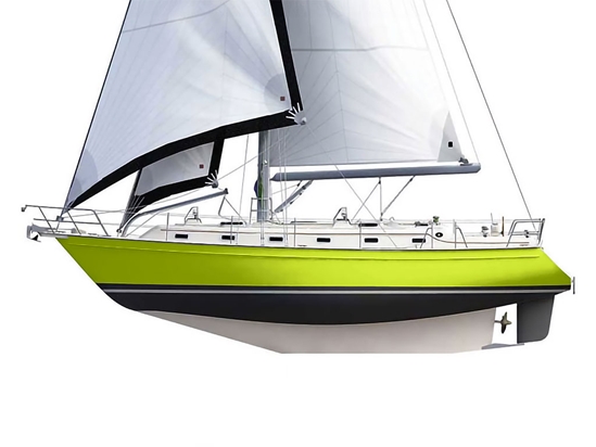 Avery Dennison SW900 Gloss Lime Green Customized Cruiser Boat Wraps