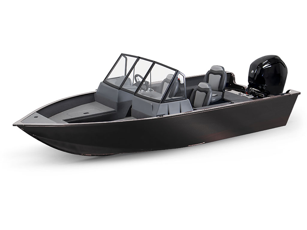 Avery Dennison SW900 Satin Dark Basalt Modified-V Hull DIY Fishing Boat Wrap
