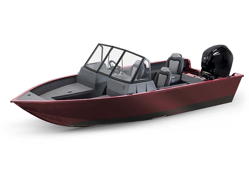 ORACAL 970RA Gloss Purple Red Modified-V Hull DIY Fishing Boat Wrap