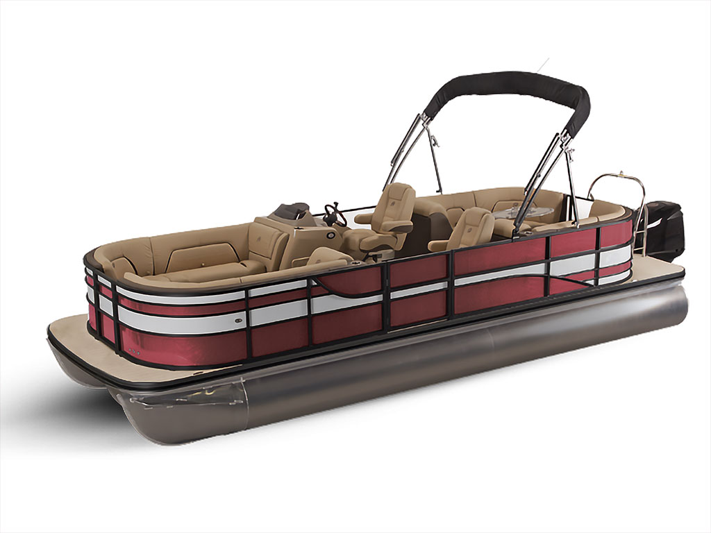 ORACAL 970RA Gloss Purple Red Pontoon Custom Boat Wrap