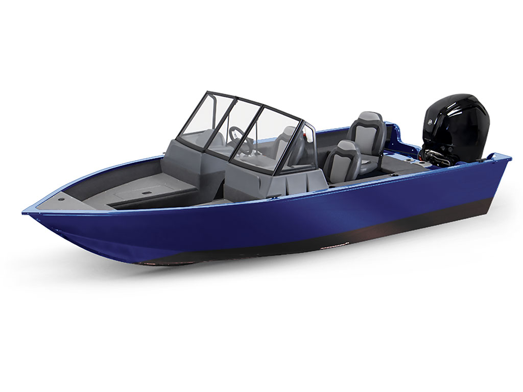 ORACAL 970RA Gloss Blue Modified-V Hull DIY Fishing Boat Wrap