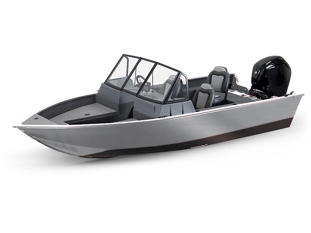 ORACAL 970RA Metallic Silver Gray Modified-V Hull DIY Fishing Boat Wrap