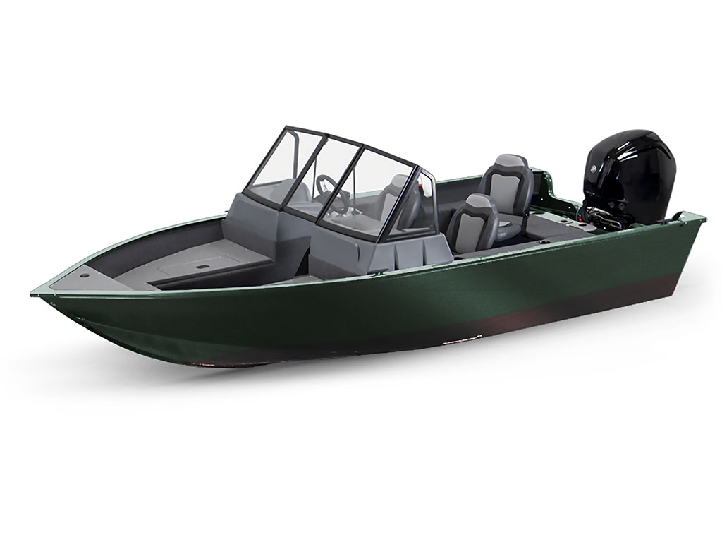 ORACAL 970RA Metallic Fir Green Modified-V Hull DIY Fishing Boat Wrap