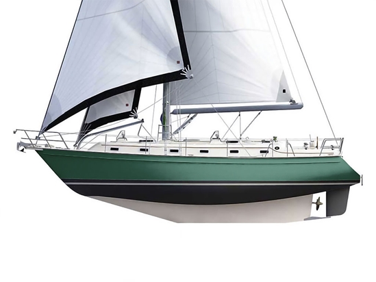 ORACAL 970RA Metallic Fir Green Customized Cruiser Boat Wraps