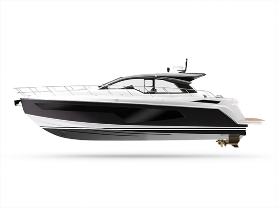 ORACAL 970RA Metallic Black Customized Yacht Boat Wrap
