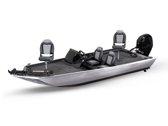 ORACAL 975 Carbon Fiber Silver Gray Fish & Ski Boat Do-It-Yourself Wraps