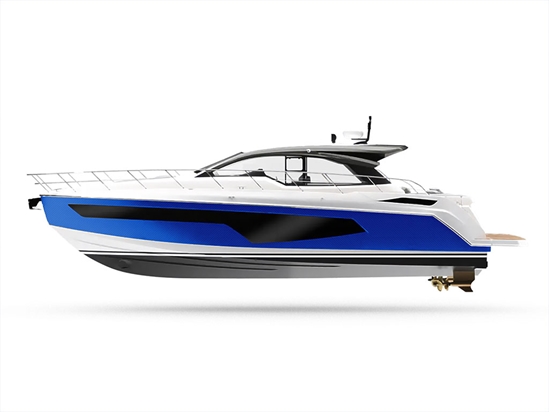 Rwraps 5D Carbon Fiber Epoxy Blue Customized Yacht Boat Wrap