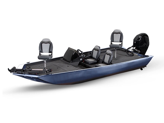 Rwraps Brushed Aluminum Blue Fish & Ski Boat Do-It-Yourself Wraps