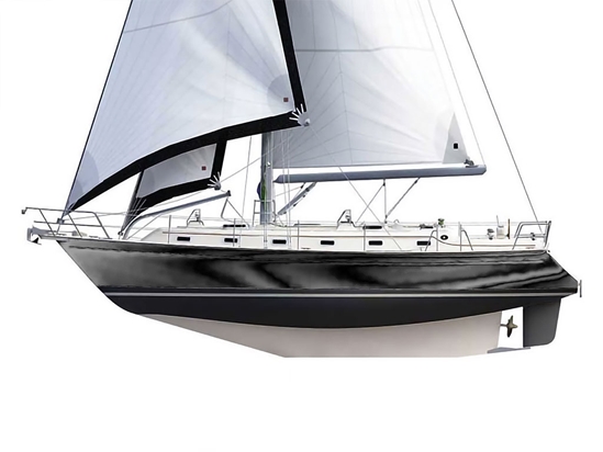 Rwraps Chrome Black Customized Cruiser Boat Wraps