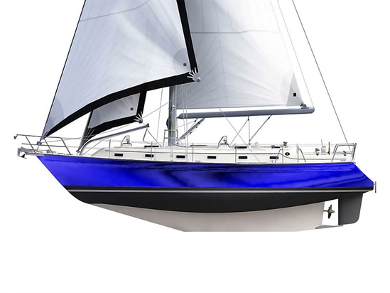 Rwraps Chrome Blue Customized Cruiser Boat Wraps