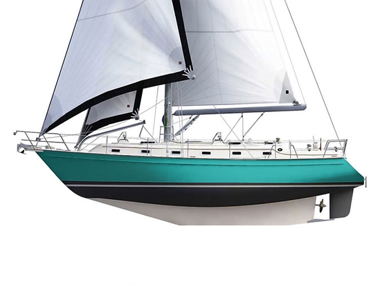 Rwraps Gloss Metallic Emerald Green Customized Cruiser Boat Wraps