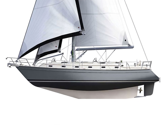 Rwraps Hyper Gloss Gray Customized Cruiser Boat Wraps