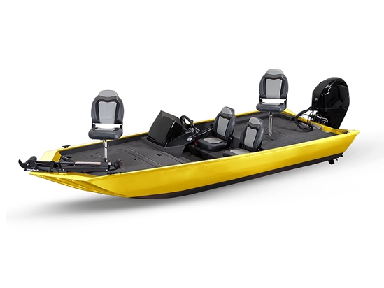 Rwraps Hyper Gloss Yellow Fish & Ski Boat Do-It-Yourself Wraps
