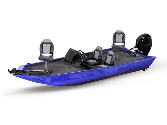 Rwraps Matte Chrome Blue Fish & Ski Boat Do-It-Yourself Wraps