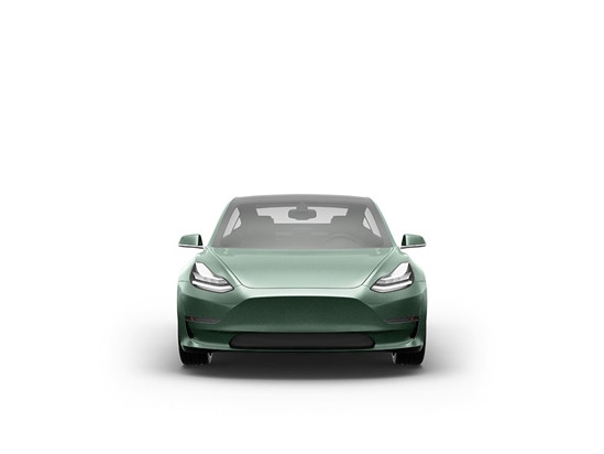 Tesla Model Y - Matte Pine Green Metallic Vinyl Wrap