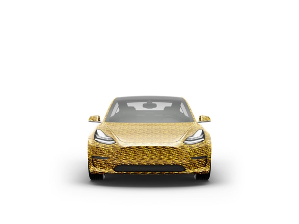 Rwraps 3D Carbon Fiber Gold (Digital) DIY Car Wraps