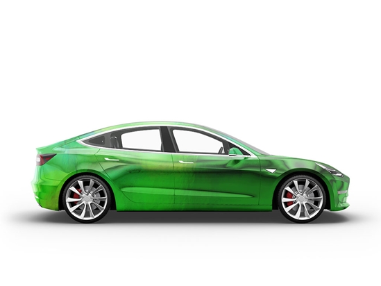 Rwraps Holographic Chrome Green Neochrome Do-It-Yourself Car Wraps