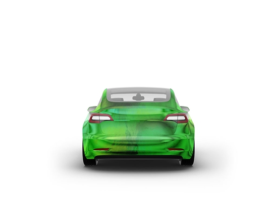 Rwraps Holographic Chrome Green Neochrome Car Vinyl Wraps