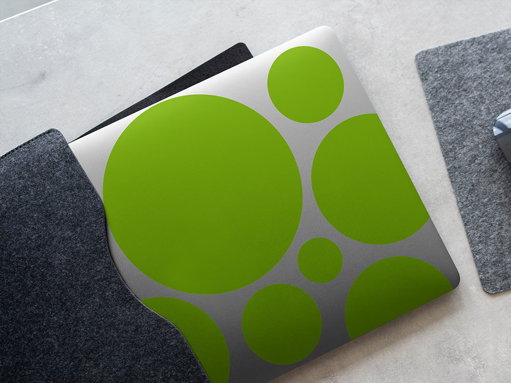 3M 180mC Lime Green DIY Laptop Stickers