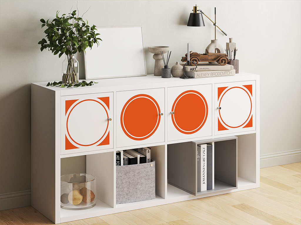 3M 50 Bright Orange Graphics DIY Furniture Stickers