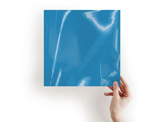 Light Blue Reflective Craft Sheets