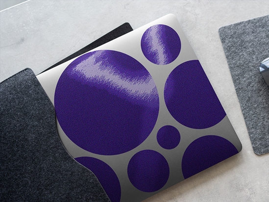 Royal Purple Reflective DIY Laptop Stickers