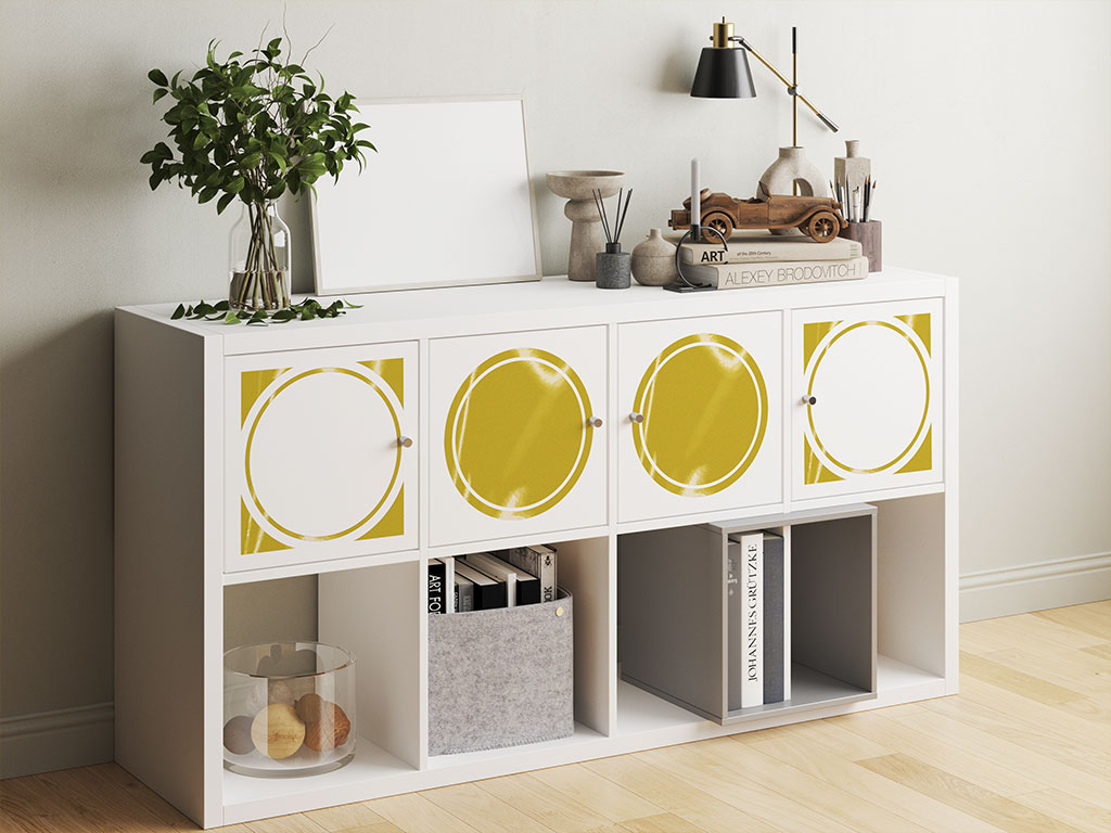 Lemon Yellow Reflective DIY Furniture Stickers