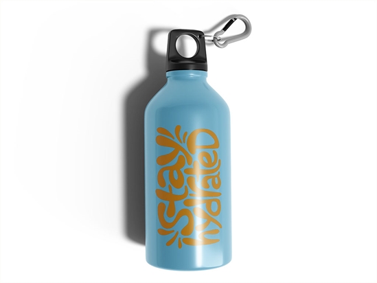 Avery HP750 Imitation Gold Water Bottle DIY Stickers