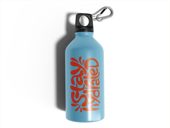 Avery HP750 Bright Orange Water Bottle DIY Stickers