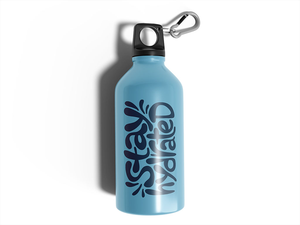 Avery HP750 Shade Blue Water Bottle DIY Stickers